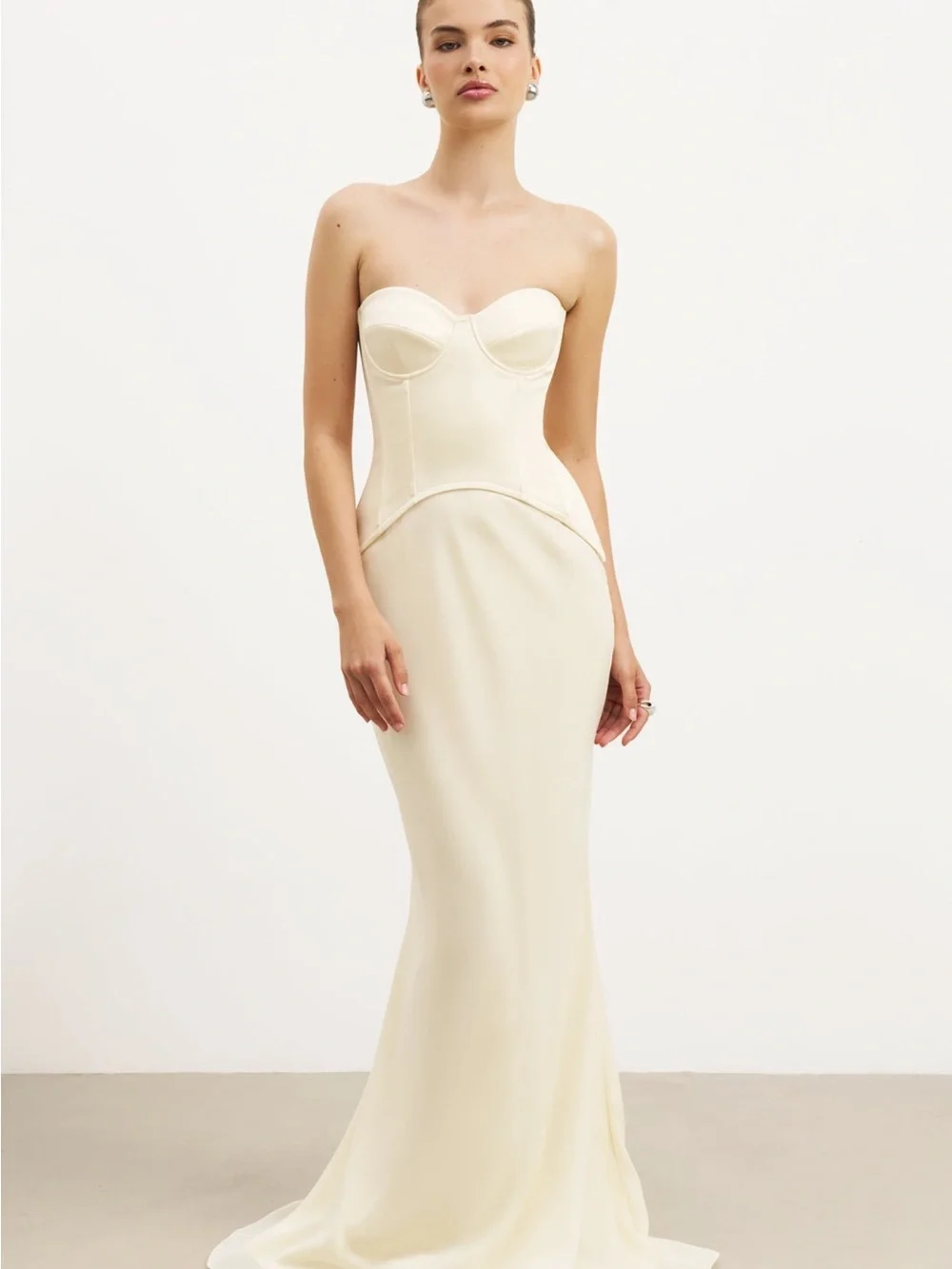 Satin Corset Gown - Because of Alice - Picture 1 of 4